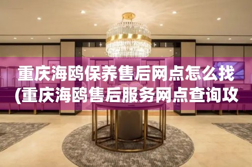 重慶海鷗保養(yǎng)售后網(wǎng)點怎么找(重慶海鷗售后服務(wù)網(wǎng)點查詢攻略)