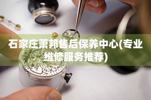 石家莊蕭邦售后保養(yǎng)中心(專業(yè)維修服務(wù)推薦)
