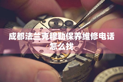 成都法蘭克穆勒保養(yǎng)維修電話怎么找