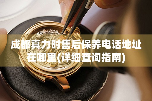 成都真力時售后保養(yǎng)電話地址在哪里(詳細查詢指南)