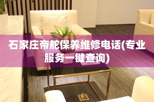 石家莊帝舵保養(yǎng)維修電話(專業(yè)服務(wù)一鍵查詢)