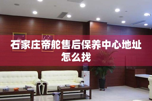 石家莊帝舵售后保養(yǎng)中心地址怎么找