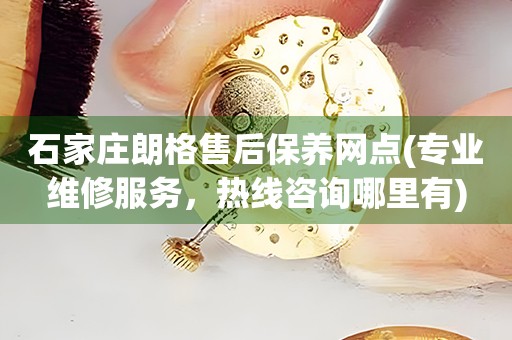 石家莊朗格售后保養(yǎng)網(wǎng)點(diǎn)(專業(yè)維修服務(wù)，熱線咨詢哪里有)