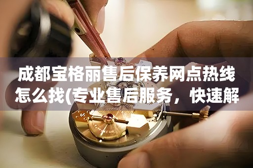 成都寶格麗售后保養(yǎng)網(wǎng)點熱線怎么找(專業(yè)售后服務(wù)，快速解決您的問題)