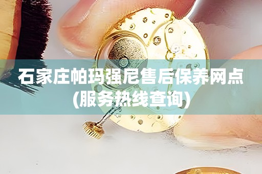 石家莊帕瑪強(qiáng)尼售后保養(yǎng)網(wǎng)點(diǎn)(服務(wù)熱線查詢)