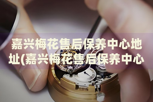 嘉興梅花售后保養(yǎng)中心地址(嘉興梅花售后保養(yǎng)中心地址查詢攻略)
