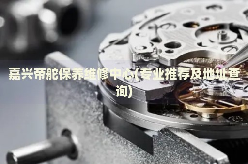 嘉興帝舵保養(yǎng)維修中心(專業(yè)推薦及地址查詢)