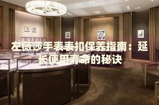 左薇莎手表表扣保養(yǎng)指南：延長使用壽命的秘訣