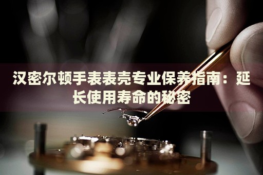漢密爾頓手表表殼專(zhuān)業(yè)保養(yǎng)指南：延長(zhǎng)使用壽命的秘密