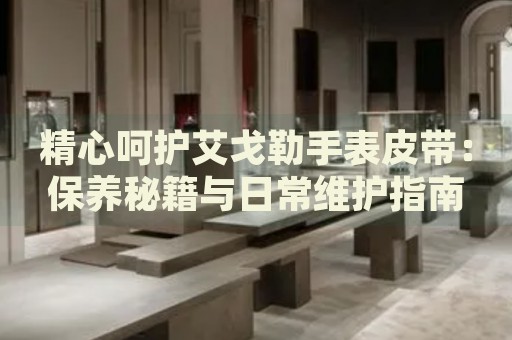 精心呵護(hù)艾戈勒手表皮帶：保養(yǎng)秘籍與日常維護(hù)指南