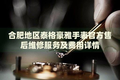 合肥地區(qū)泰格豪雅手表官方售后維修服務(wù)及費用詳情