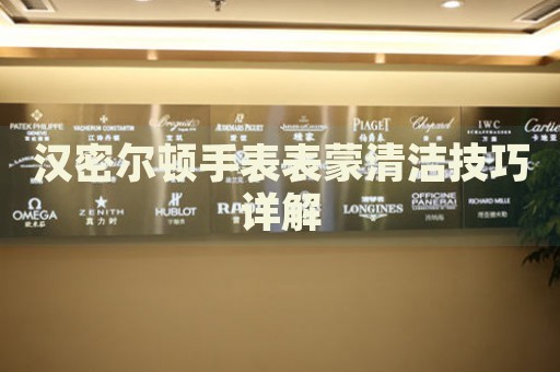 漢密爾頓手表表蒙清潔技巧詳解
