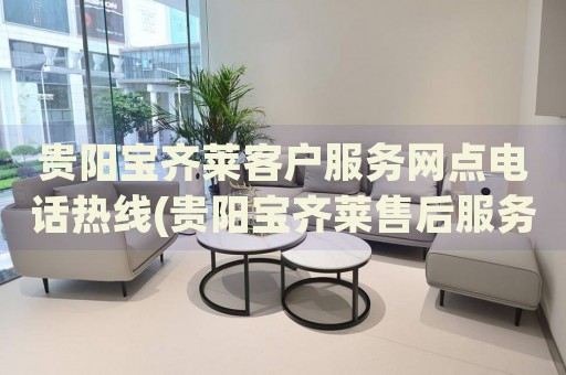 貴陽寶齊萊客戶服務(wù)網(wǎng)點(diǎn)電話熱線(貴陽寶齊萊售后服務(wù)電話查詢)