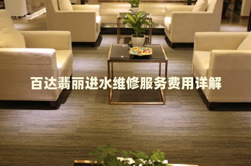 百達翡麗進水維修服務(wù)費用詳解
