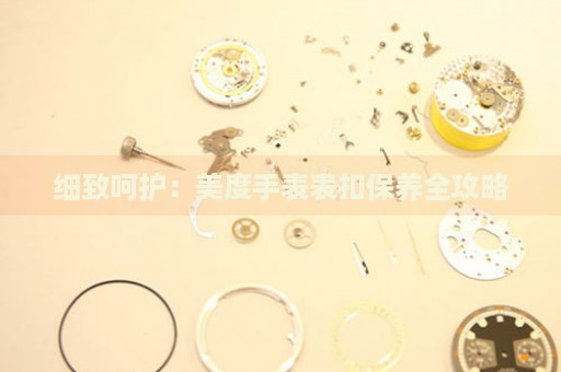細(xì)致呵護：美度手表表扣保養(yǎng)全攻略
