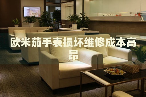 歐米茄手表損壞維修成本高昂