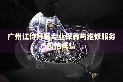 廣州江詩(shī)丹頓專業(yè)保養(yǎng)與維修服務(wù)價(jià)格詳情