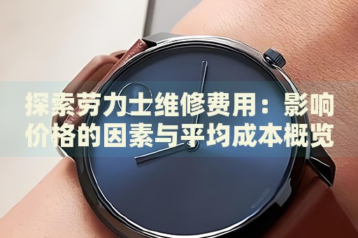 探索勞力士維修費(fèi)用：影響價(jià)格的因素與平均成本概覽