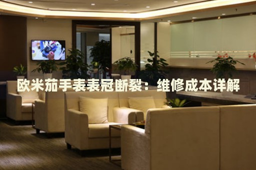 歐米茄手表表冠斷裂：維修成本詳解