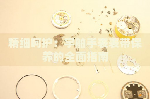 精細呵護：宇舶手表表帶保養(yǎng)的全面指南