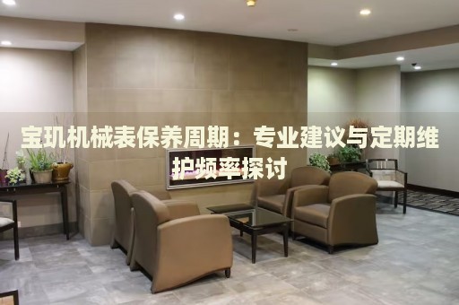 寶璣機械表保養(yǎng)周期：專業(yè)建議與定期維護頻率探討