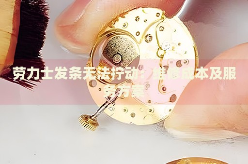 勞力士發(fā)條無法擰動：維修成本及服務(wù)方案