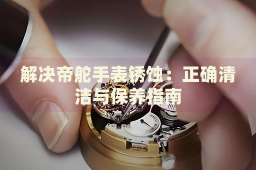解決帝舵手表銹蝕：正確清潔與保養(yǎng)指南