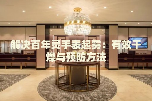 解決百年靈手表起霧：有效干燥與預防方法
