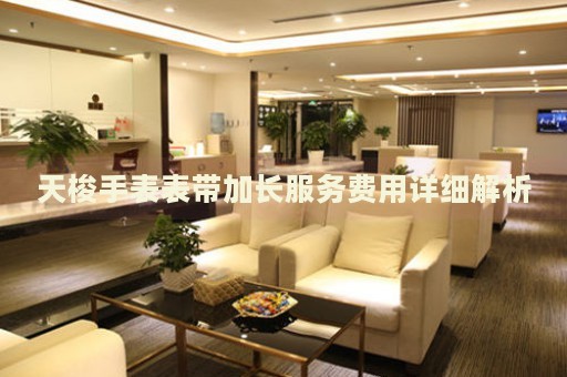 天梭手表表帶加長服務費用詳細解析