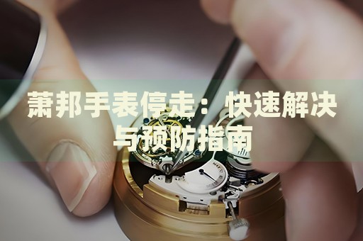 蕭邦手表停走：快速解決與預防指南