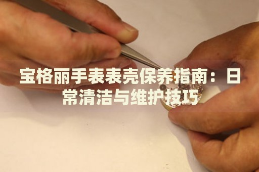 寶格麗手表表殼保養(yǎng)指南：日常清潔與維護技巧