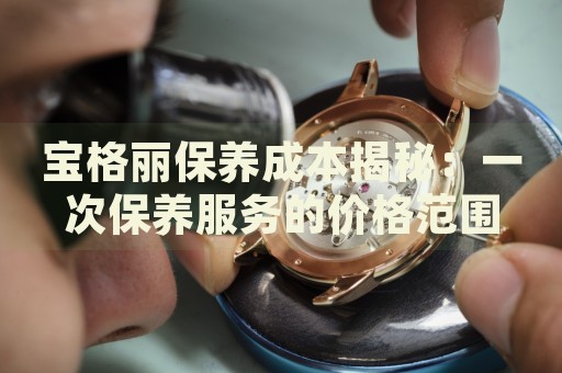 寶格麗保養(yǎng)成本揭秘：一次保養(yǎng)服務的價格范圍