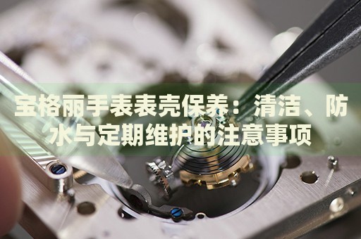 寶格麗手表表殼保養(yǎng)：清潔、防水與定期維護(hù)的注意事項(xiàng)