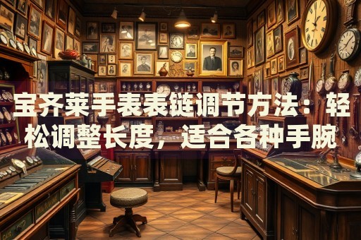 寶齊萊手表表鏈調(diào)節(jié)方法：輕松調(diào)整長(zhǎng)度，適合各種手腕尺寸
