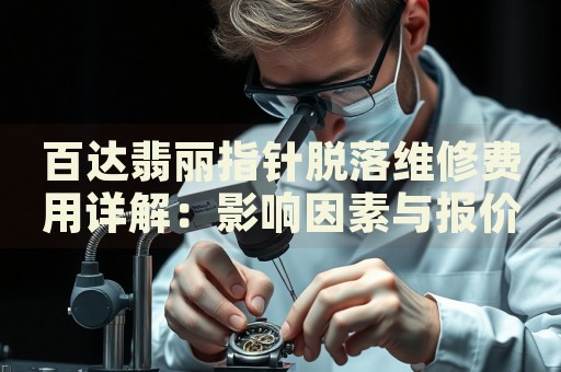 百達(dá)翡麗指針脫落維修費(fèi)用詳解：影響因素與報(bào)價(jià)區(qū)間
