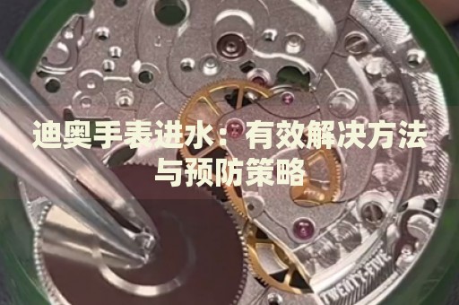 迪奧手表進(jìn)水：有效解決方法與預(yù)防策略