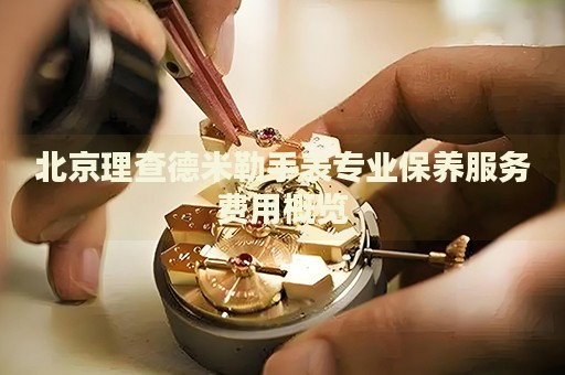 北京理查德米勒手表專業(yè)保養(yǎng)服務(wù)費(fèi)用概覽