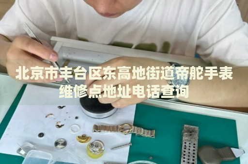 北京市豐臺區(qū)東高地街道帝舵手表維修點地址電話查詢