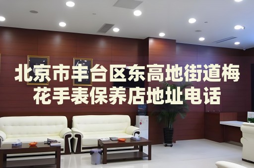 北京市豐臺區(qū)東高地街道梅花手表保養(yǎng)店地址電話