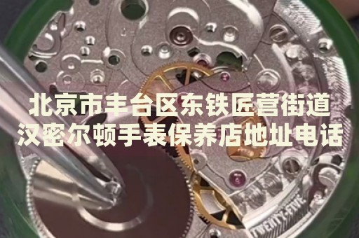 北京市豐臺(tái)區(qū)東鐵匠營(yíng)街道漢密爾頓手表保養(yǎng)店地址電話(huà)