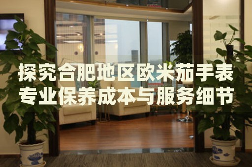 探究合肥地區(qū)歐米茄手表專業(yè)保養(yǎng)成本與服務(wù)細(xì)節(jié)