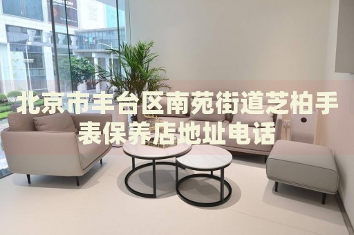 北京市豐臺區(qū)南苑街道芝柏手表保養(yǎng)店地址電話