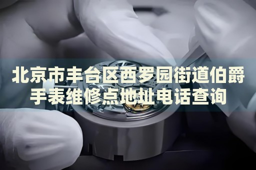 北京市豐臺(tái)區(qū)西羅園街道伯爵手表維修點(diǎn)地址電話查詢