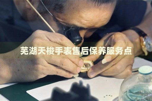 蕪湖天梭手表售后保養(yǎng)服務(wù)點