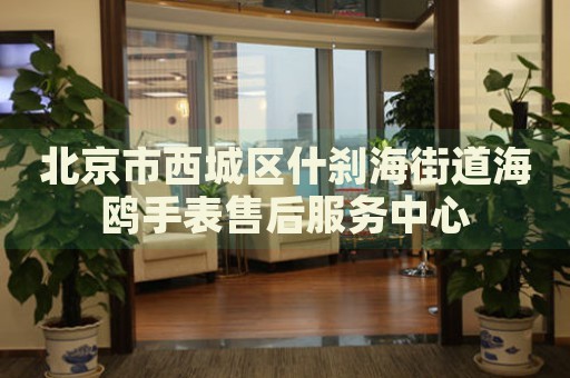 北京市西城區(qū)什剎海街道海鷗手表售后服務(wù)中心