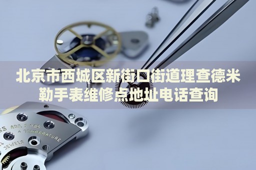 北京市西城區(qū)新街口街道理查德米勒手表維修點地址電話查詢