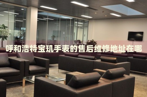 呼和浩特寶璣手表的售后維修地址在哪