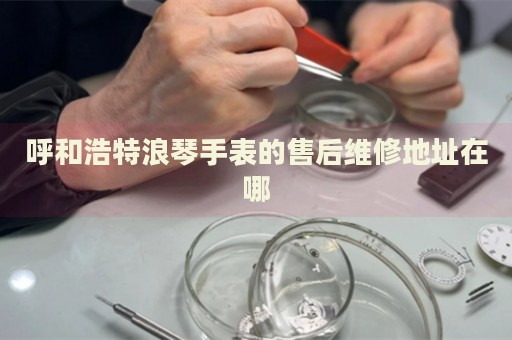 呼和浩特浪琴手表的售后維修地址在哪