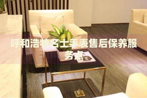 呼和浩特名士手表售后保養(yǎng)服務點