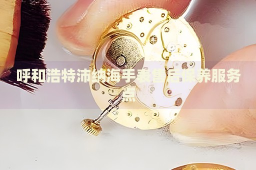 呼和浩特沛納海手表售后保養(yǎng)服務點